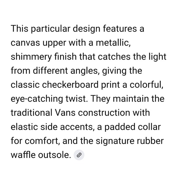 Vans Womens Iridescent Rainbow Checkerboard Classic Slip-On Sneakers Size 8.5 - Picture 13 of 14